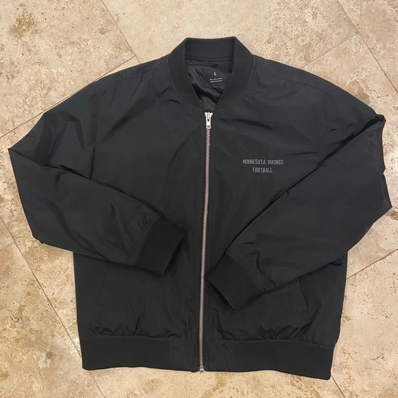 Minnesota Vikings Men’s Bomber Jacket Large - Picture 1 of 4